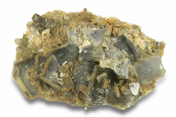 Gray-Green Tabular Barite With Phantoms- Peru #252547